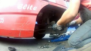 Что то колесо отвалилось! Ремонт вилочного погрузчика Jac.