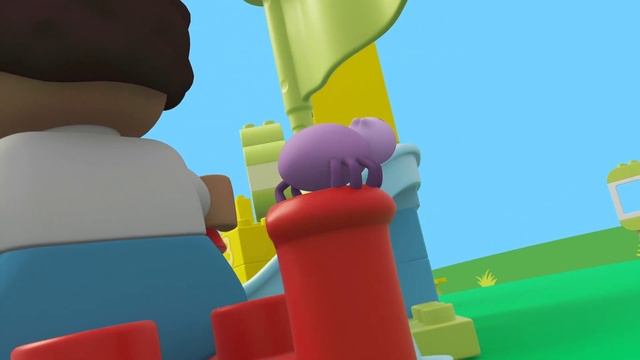 Oh No! Baby Is CRYING! Wheels on the Bus + More Nursery Rhymes & Kids Songs - LEGO DUPLO смотреть онлайн