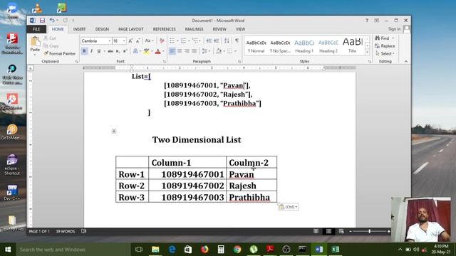 (7) Python-II (Two Dimensional Lists) (Lecture-7) смотреть онлайн