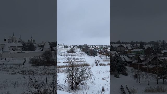 Пейзажи зимнего Суздаля