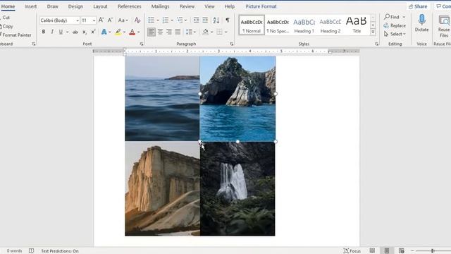 How to insert, format, and group multiple images in MS Word. смотреть онлайн