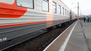 Вокзал в Барнауле, поезд Рубцовск - Омск