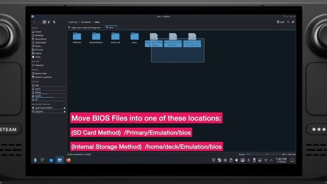 Steam Deck:How to Play Retro Games-GameboyNESSNESN64Arcade MAMEPSPSega GenesisSega SaturnND