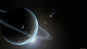 Сатурн - вторая по величине планета Солнечной системы.