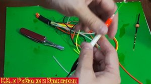 Светящиеся кембрики полезная вещь для ночной рыбалки. Лайфхаки для рыбалки.