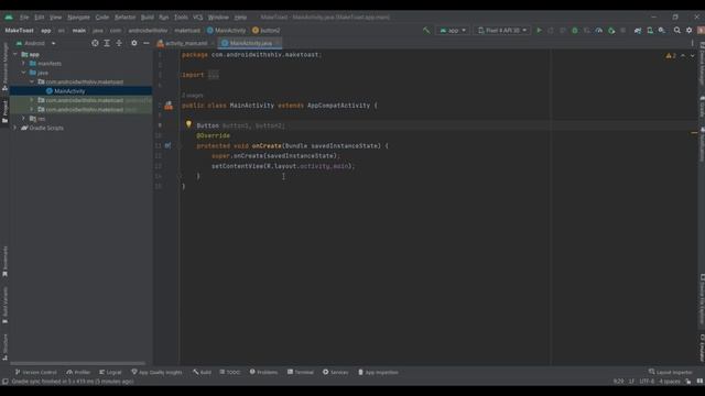 How to Make a Toast Message in Android Studio | Toast | Android Studio | JAVA |2023| AndroidWithShi смотреть онлайн