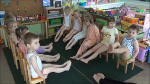 Бодрящая гимнастика в подготовительной группе "Золотой ключик", музыка для бодрящей гимнастики