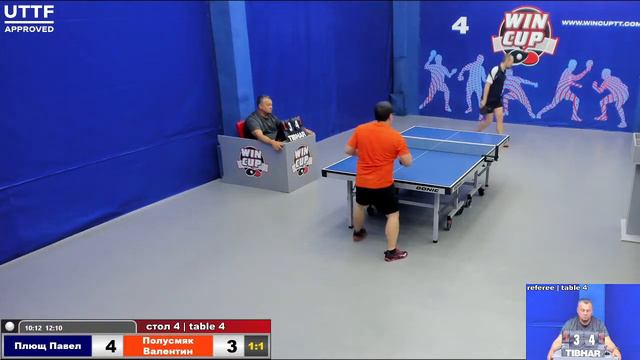 20:30 Плющ Павел 2-3 Полусмяк Валентин стол 4 ЮГ-3 18.08.21 смотреть онлайн