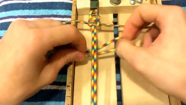 Плетение браслета из паракорда "Кобра"