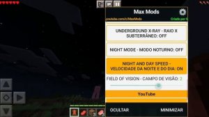 MINECRAFT MOD MENU APK | WALLHACK | GOD MODE | NIGHT MODE | SUPER SPEED | FIELD OF VISION | AND MOR