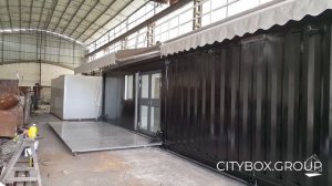 Кафе с террасой из морского контейнера - 40 фт.