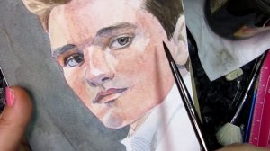 Как рисовать цвет кожи акварелью.