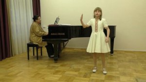 Таболина Катя. 9 лет. Пер-музыкант, норвежская песня.