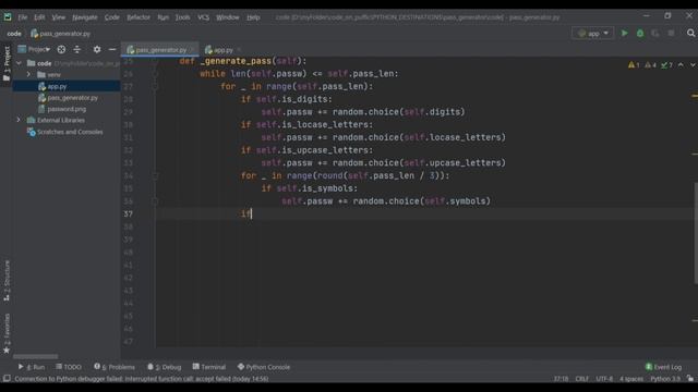 Python Destinations #5: Password Generator GUI on Python (Tkinter)