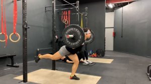 Наклоны СШНС на 1 ноге