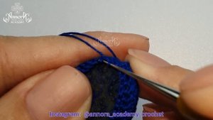 Азы Вязания Крючком. Обвязка камней, 5, 6 ряд.