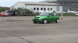 Auto-slalom Přerov Opel Corsa 2.5.2015