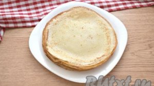 Блинчики с форелью и сливочным сыром