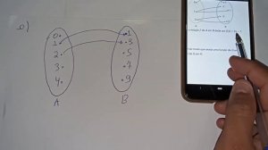 Considere os conjuntos A={0,1,2,3,4} e B={1,3,5,7,9} e a relação f de A em B dada por f(x)=2x-1.