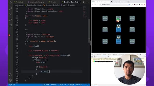 Adding a Countdown Timer - Memory Match in Phaser 3 - Part 6