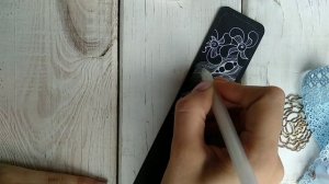 Video drawing process on a bookmark // Видео процесс рисования на закладочке