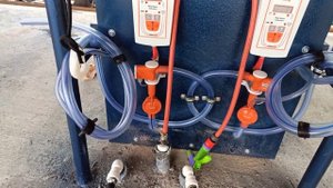 Автосьем доильного аппарата, учет молока, сигнал о мастие.  Режимы: стимуляция, ручное доение.