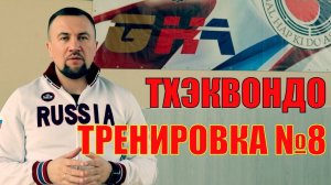 Тхэквондо. Тренировка №8. Школа боевых искусств Демида Момота. Тренер - Евгений Леонов.