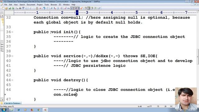 86 Servlet to Database software communication Approach 1 | Adv java Servlet Programming Tutorial смотреть онлайн