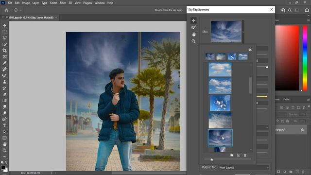 How to replace sky Outdoor Photo Editing Free in Photoshop CC Saad bbc Studio смотреть онлайн