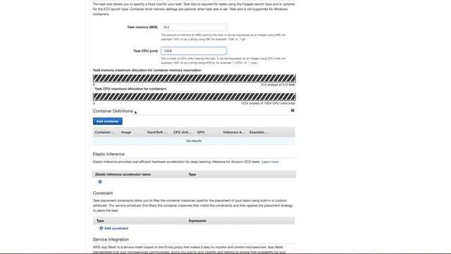 Create a multi-container app with multiple tasks using ECS- Elastic Container Service. AWS Tutorial