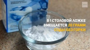 Сколько грамм соды в чайной и столовой ложке?