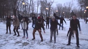 Флешмоб в АГУ. НЕПОХОЖИЕ.