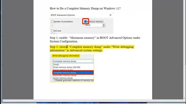Do a Complete Memory Dump on Windows 11/10 смотреть онлайн