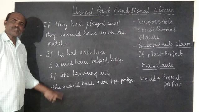 IF CLAUSE - PAST CONDITIONAL CLAUSE (UNREAL) IN TELUGU смотреть онлайн