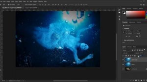 Как создать подводную фотографию в Photoshop. Эффект фото под водой. Underwater Photo Effect