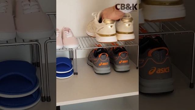 CB&K / Полочка-подставка 25см в шкаф / на кухню / для посуды / Органайзер для кухни смотреть онлайн