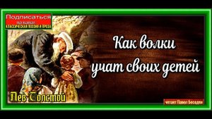 Как волки учат своих детей  , Лев Толстой ,  читает Павел Беседин