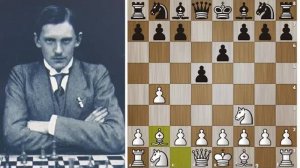 Александр Алехин играет дебют Сокольского и разрывает соперника в 22 хода! Шахматы.