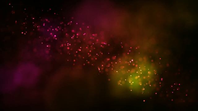 4K Space Background Bokeh Particles  Relaxing Screensaver Видео заставка Живые обои