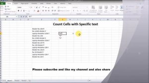 Count Cells with Specific text