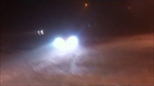 Mercedes Benz S 400 L W220 snow drift on a small parking