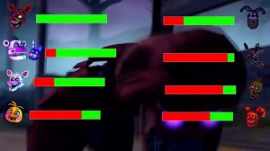 [SFM FNaF] Halloween vs Help Wanted WITH Healthbars