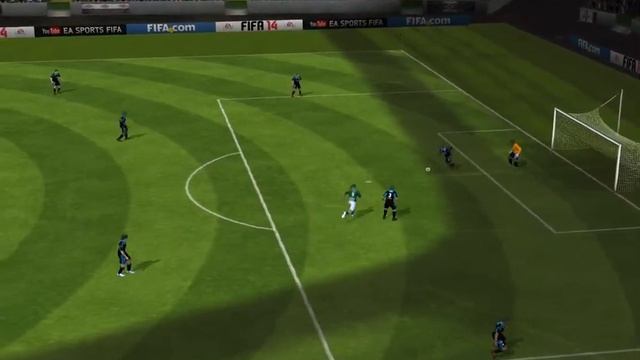 FIFA 14 iPad) Клёвый Сейв) Но вратарь не словил!!! смотреть онлайн