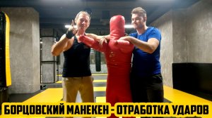 БОРЦОВСКИЙ МАНЕКЕН ДЛЯ САМБО ДЗЮДО ММА / ОТРАБОТКА УДАРОВ