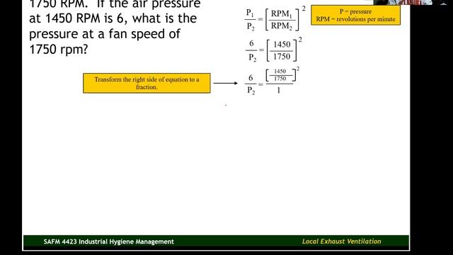 Fan Laws (Affinity Laws), Calculations смотреть онлайн