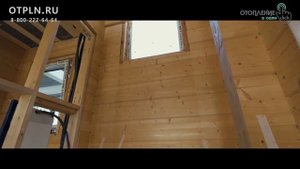 Как делали отопление в доме из клееного бруса 200кв.м. Панорамное остекление