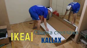 IKEA. Сборка стеллажа КАЛЛАКС своими руками.