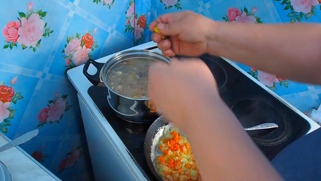 Сытный картофельно-мясной суп от Василича
