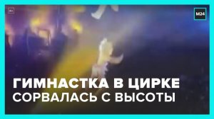 В цирке гимнастка сорвалась с высоты - Москва 24