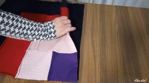 Покрывало из старого трикотажа